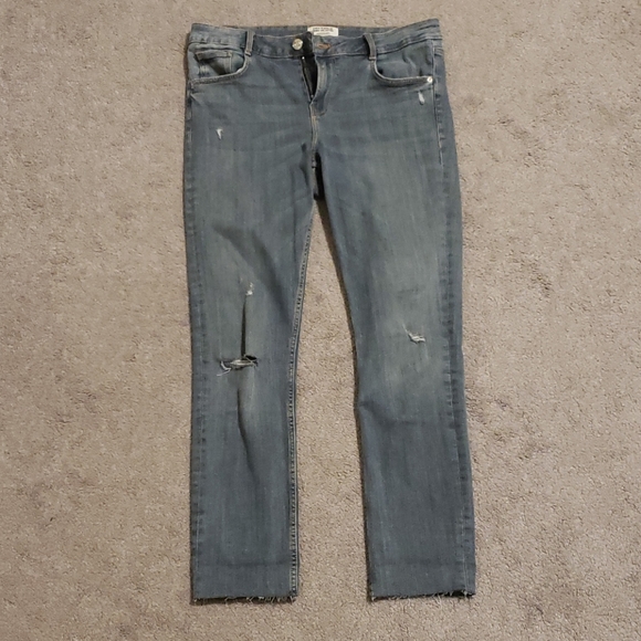Zara Denim - Zara Trafaluc Denim Skinny Cropped